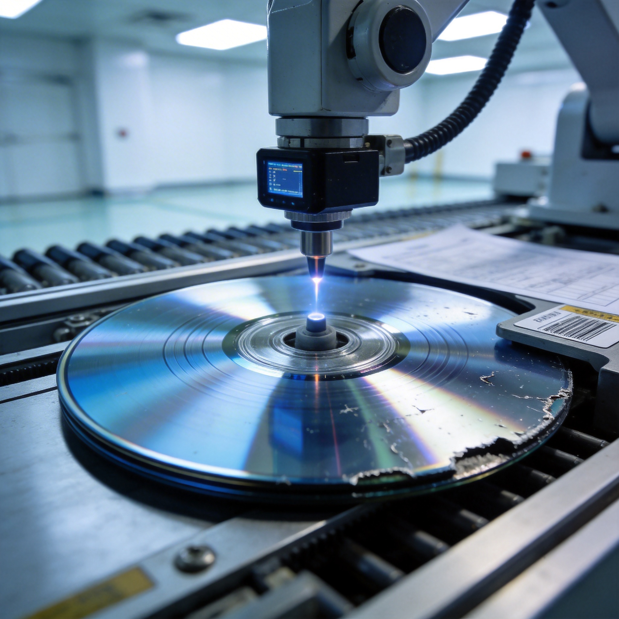  Optische Discs Endprodukt Anzeige