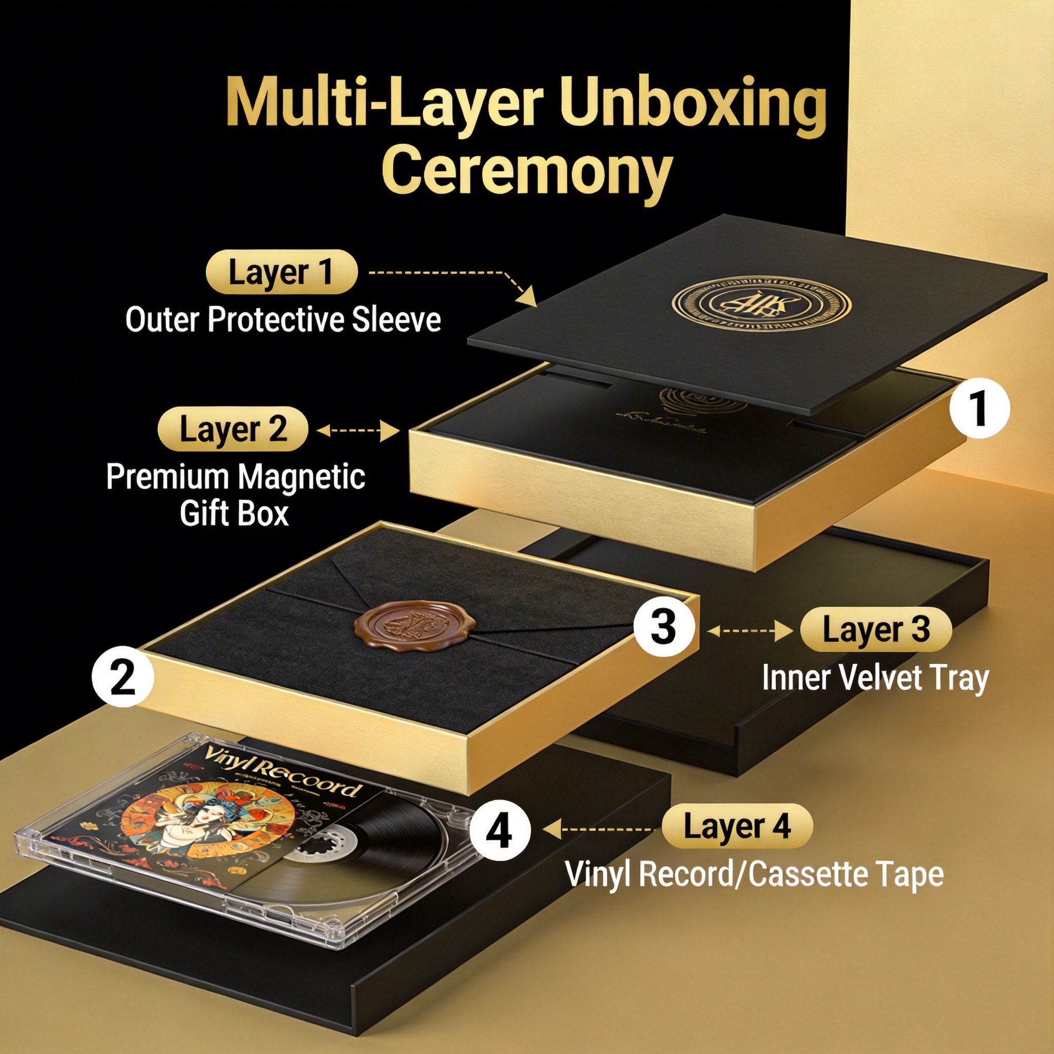 Multi-Layer Unboxing Ceremony