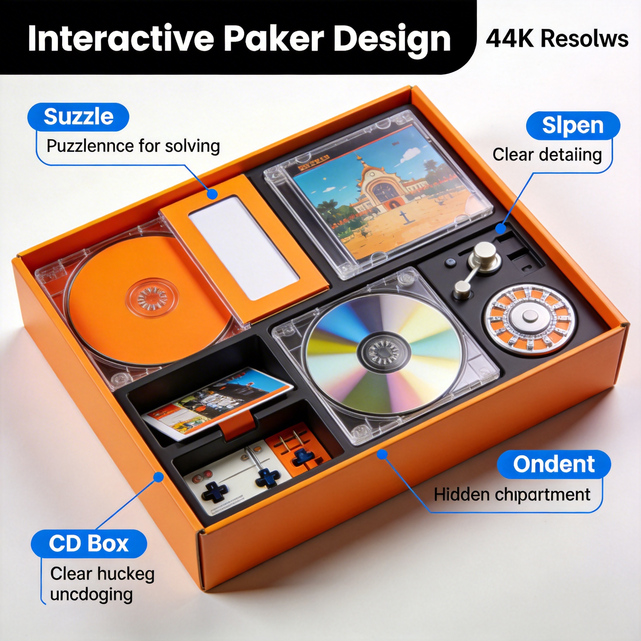 解谜机关CD盒