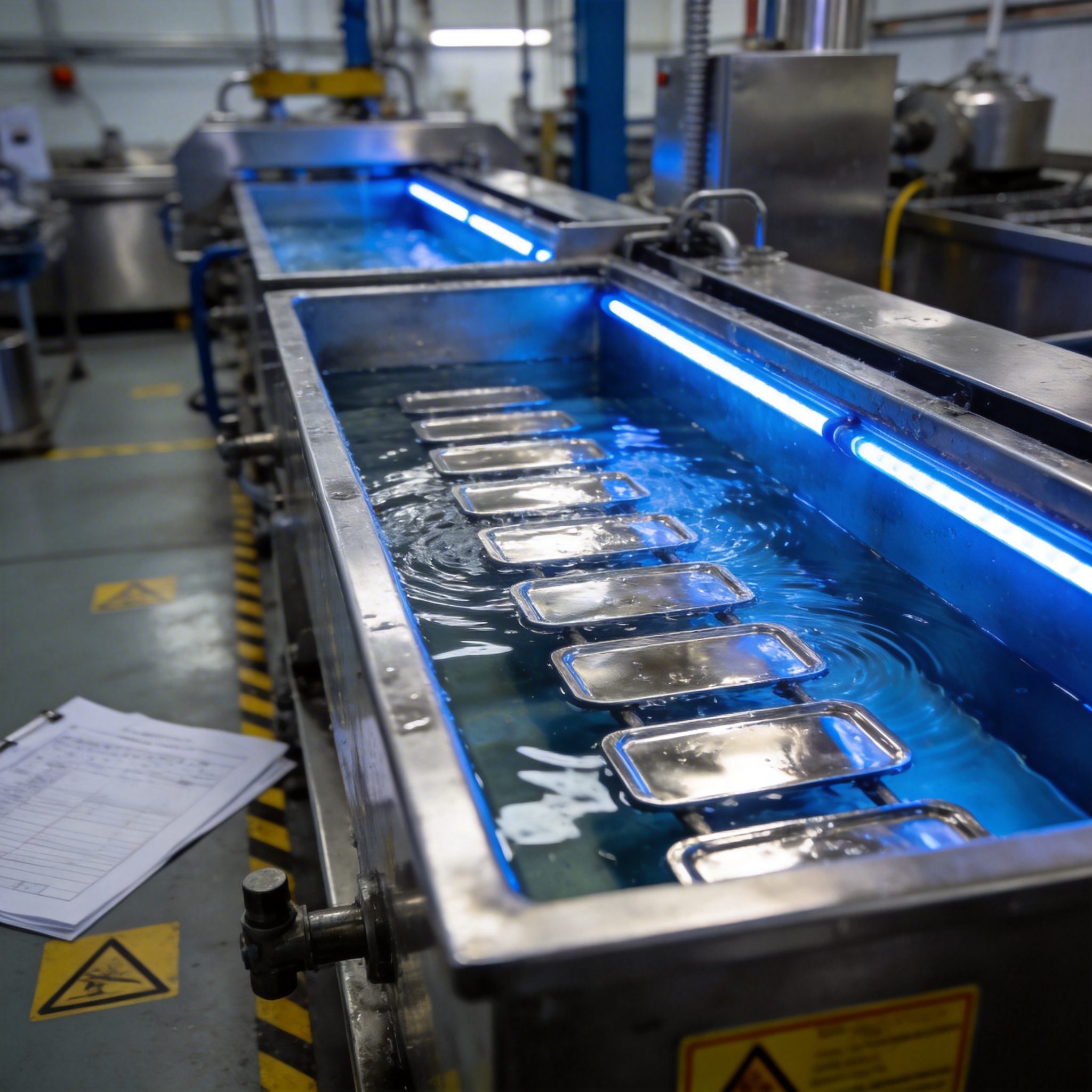 电铸槽运行状态