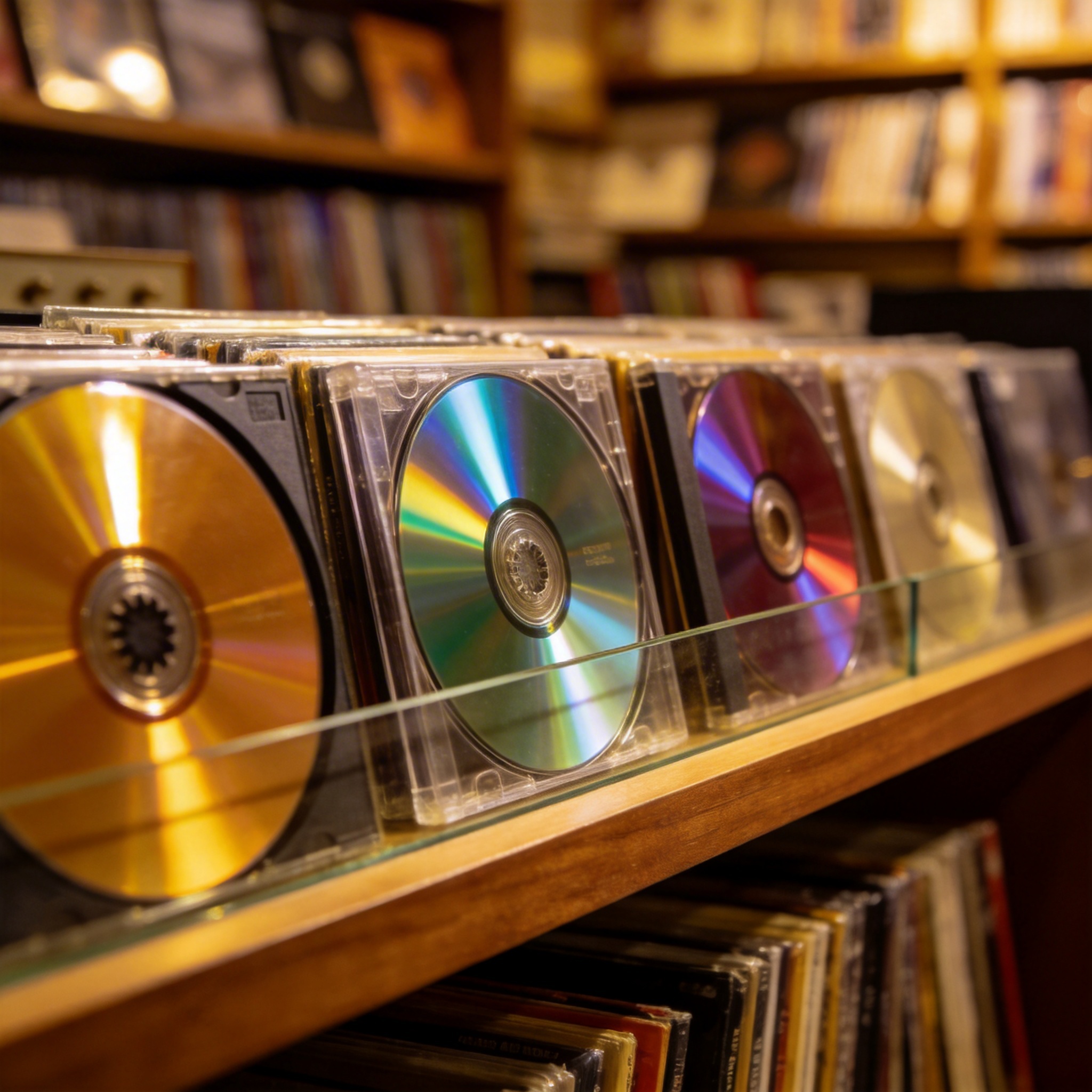 زجاج CD ثقيلحجممقارنة