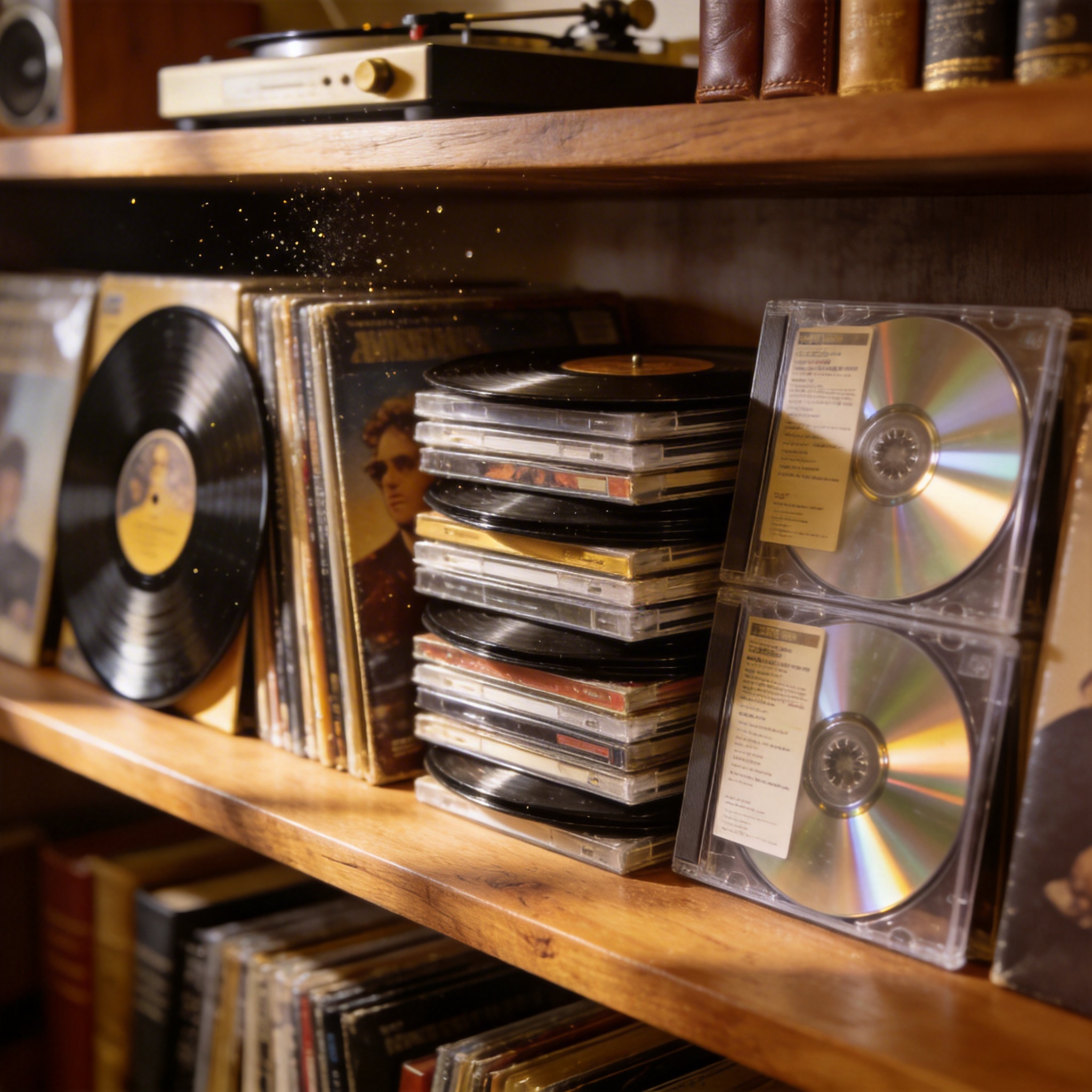 Music library display