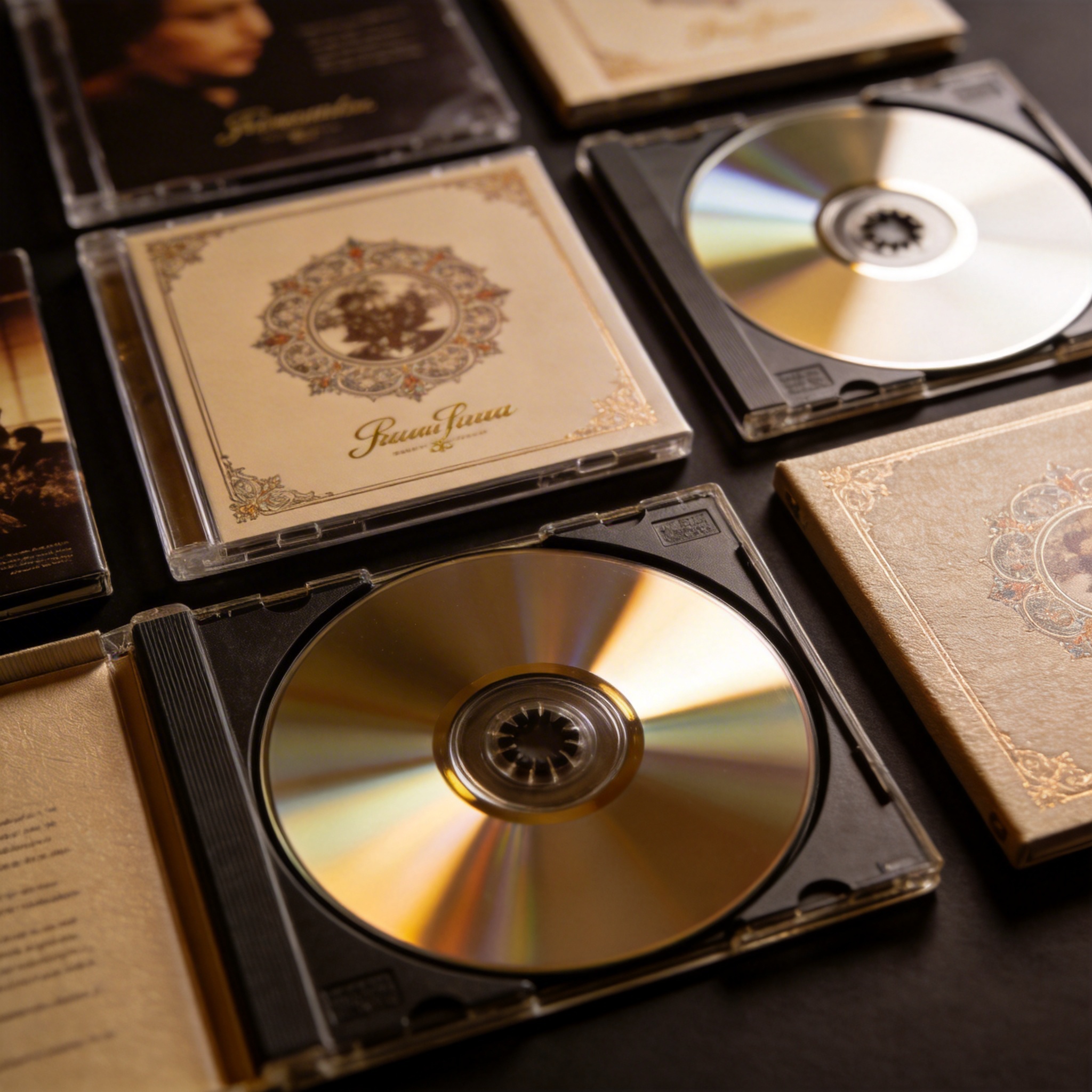 Music album CD collection