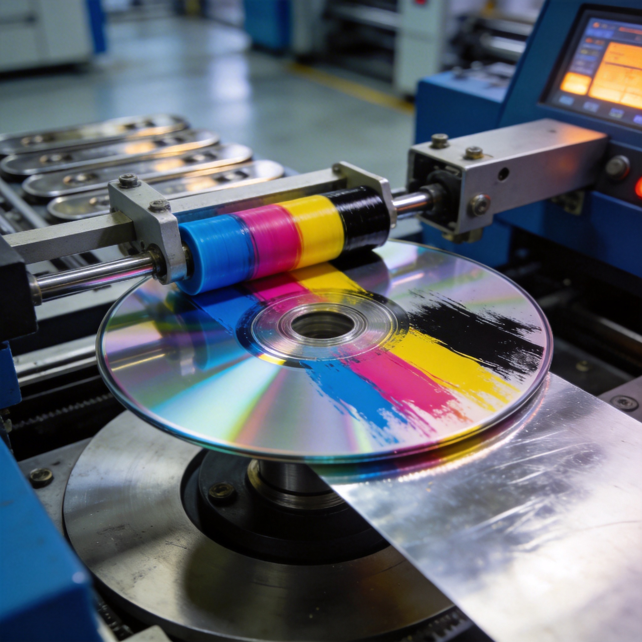 CD قرصسطحالطباعة