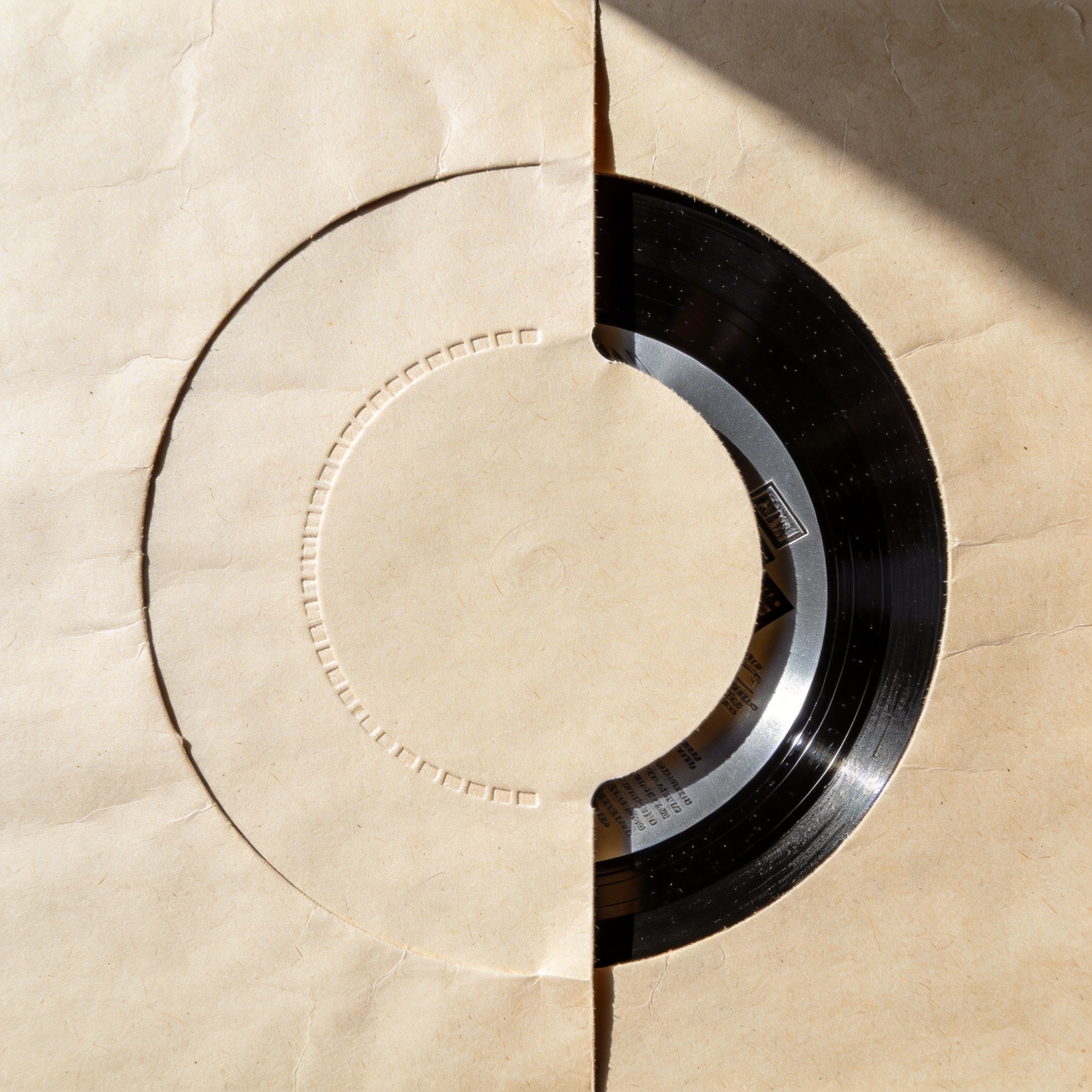 Vinyl record inner sleeve