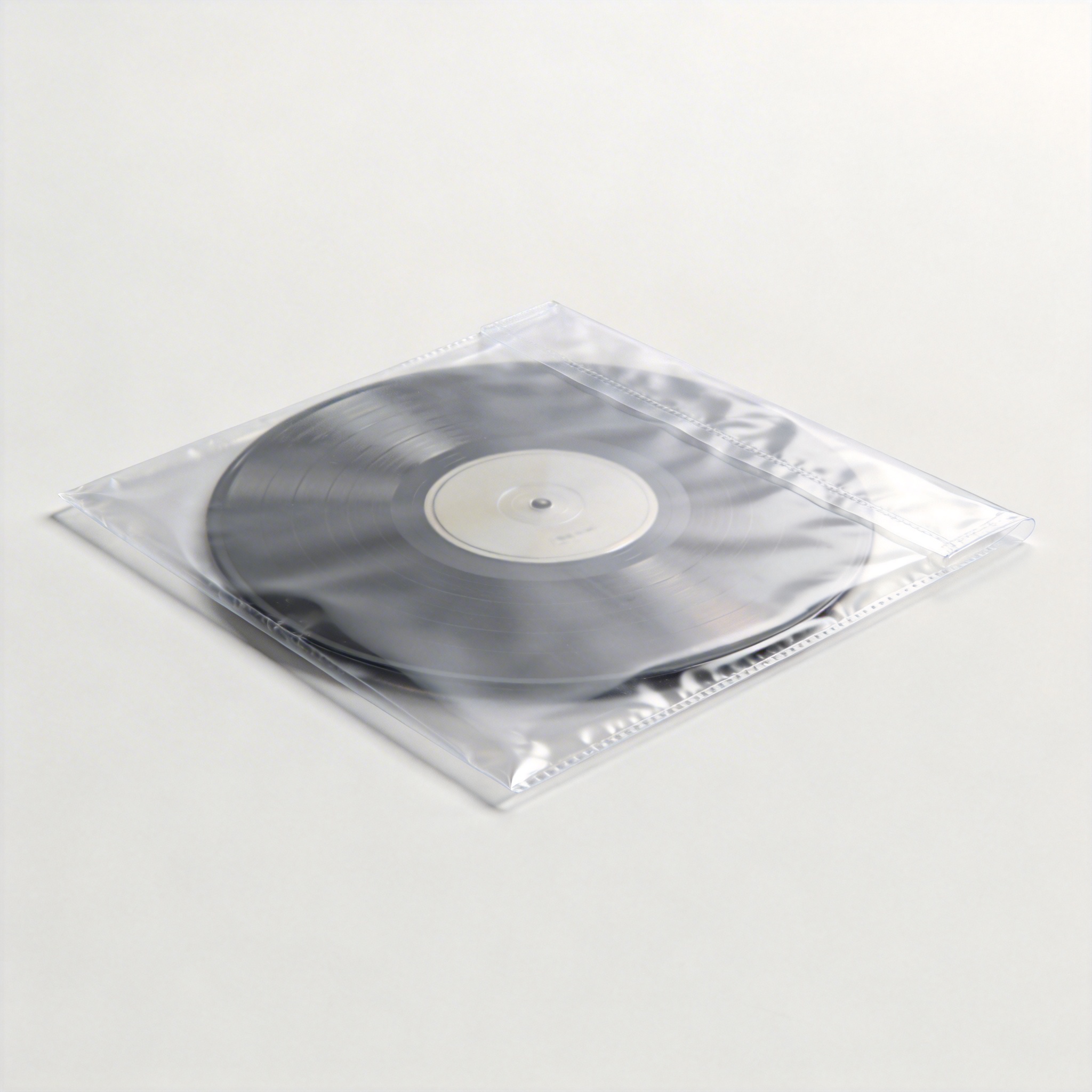 Vinyl record outer protective sleeve