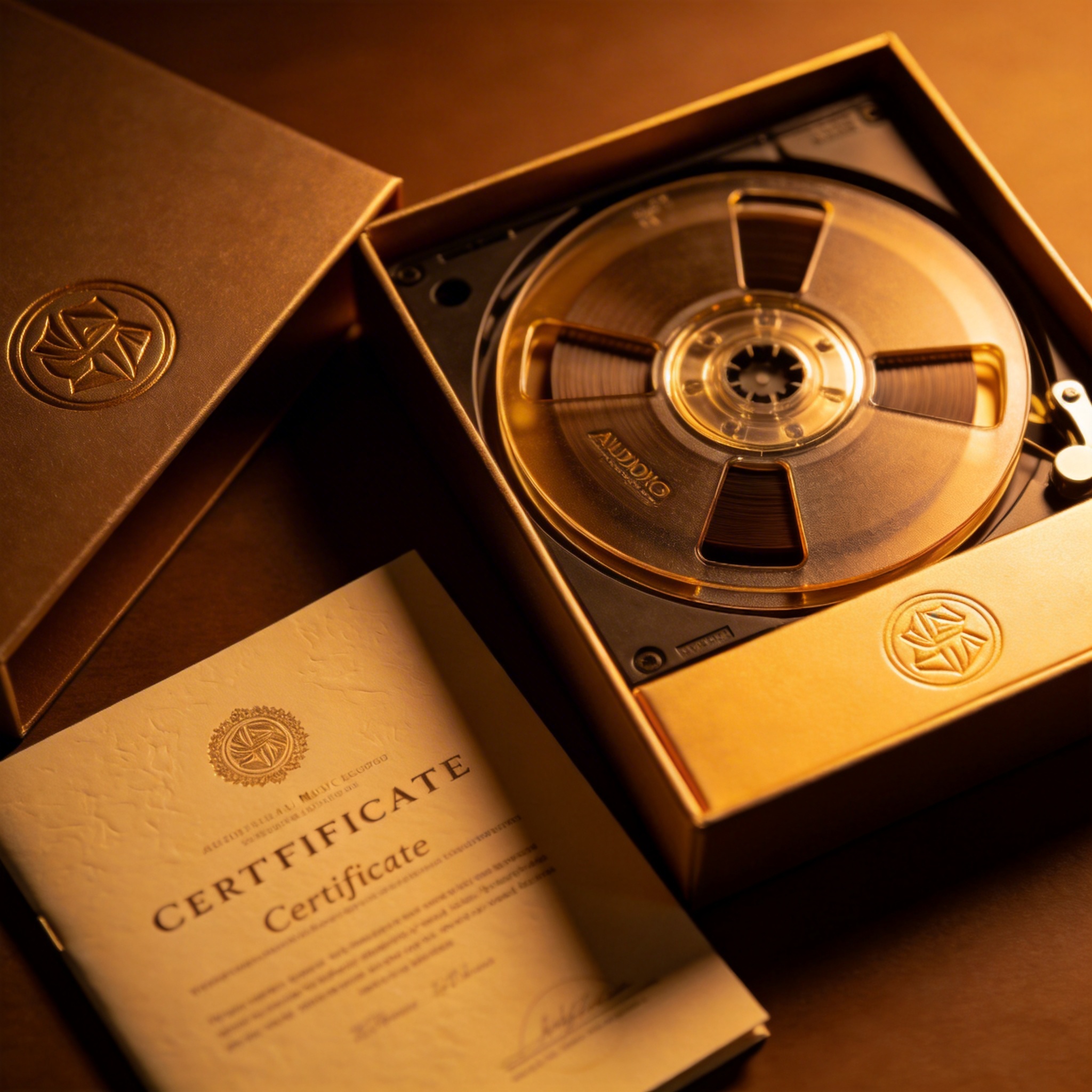 Pre-recorded Hi-Res music reel-to-reel tape